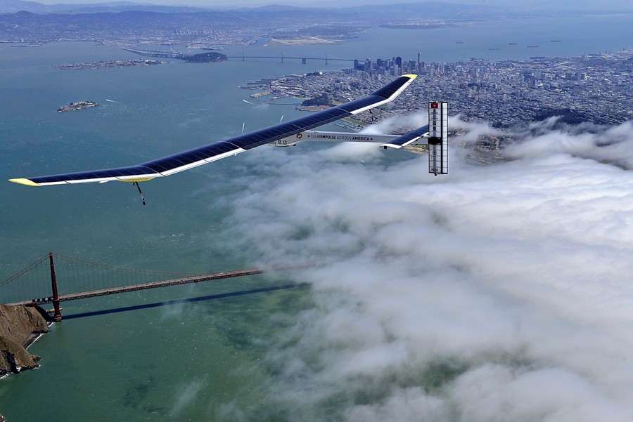 Vuelo solar sobre el Golden Gate