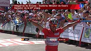 Ver v&iacute;deo  'Vuelta ciclista a Espa&ntilde;a 2012 - 12&ordf; etapa: Vilagarc&iacute;a de Arousa-Dumbia. Mirador de Ezaro'