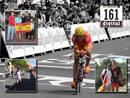 Montaje de fotos del Tour 2010 con la foto central del Le&oacute;n del Pelot&oacute;n en la meta de Pauillac. El resto de fotos son en la llegada de Pauillac, en el hotel de concentraci&oacute;n y el dorsal del 2010. Lo mejor de ese a&ntilde;o, el aut&oacute;grafo de Perico Delgado en