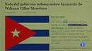 Ir al Video&nbsp;Una web cubana afirma que Wilman Villar no estaba en huelga de hambre