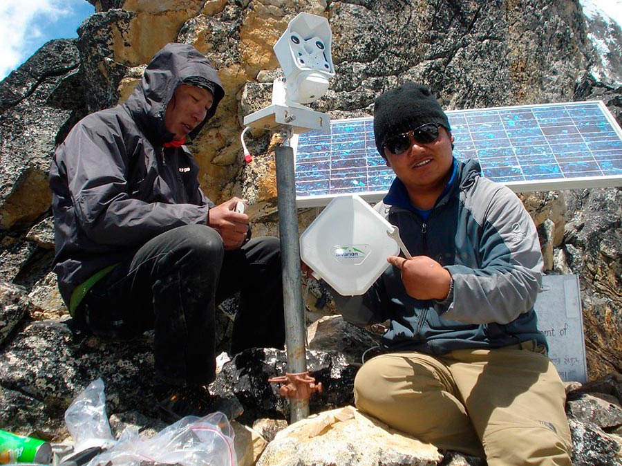 Una webcam nueva para el Everest