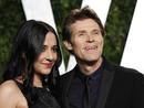 Willem Dafoe y su esposa Giada Colagrande a su llegada la fiesta Vanity Fair Oscar