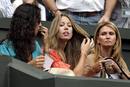 De izquierda a derecha, la novia de Nadal, Xisca Perello, su hermana Mar&iacute;a Isabel y su madre Ana Mar&iacute;a