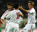 Xabi Alonso debut&oacute; con la selecci&oacute;n nacional el 30 de abril de 2003 contra Ecuador
