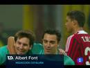 Ir al Video&nbsp;Xavi marca y destaca ante el Milan