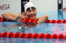 Ye Shiwen, feiz tras ganar los 200 estilos.