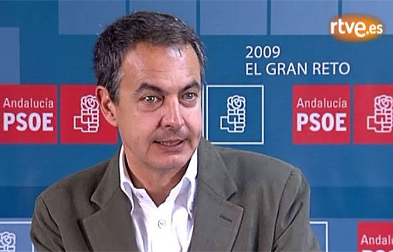 Ver v&iacute;deo  'Zapatero condena el atentado de ETA en Bilbao'