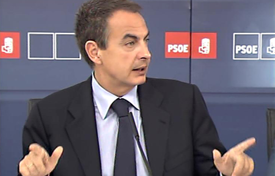 Zapatero: Para ir a la Moncloa hay que ganar en el Congreso y no en Estrasburgo