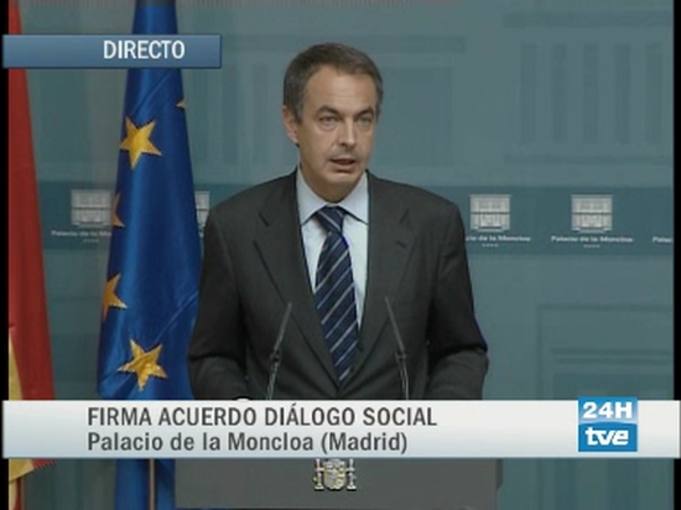 Ver v&iacute;deo  'Zapatero se muestra optimista frente a la crisis'
