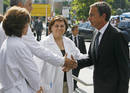 El presidente del Gobierno, Jos&eacute; Luis Rodr&iacute;guez Zapatero, ha acudido a uno de los hospitales ha conocer el estado de los heridos en el accidente que se encuentran ingresados.