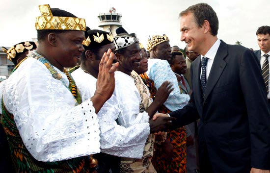 Jos&eacute; Luis Rodr&iacute;guez Zapatero visita Togo
