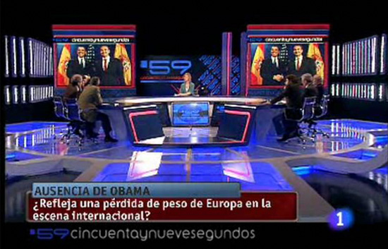 59 segundos - La presencia de Zapatero en Washington, a debate