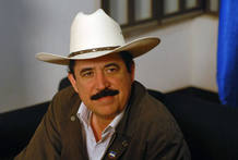 El presidente depuesto de Honduras
