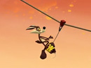 Imagen del  v&iacute;deo de El show de los Looney Tunes en ingl&eacute;s titulado A zipline in the sand