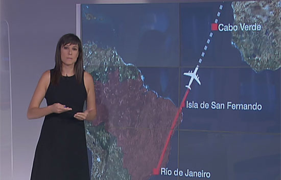 El piloto del avi&oacute;n de Air France avis&oacute; cuando el avi&oacute;n se encontraba en la zona de convergencia intertropical