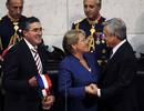 Ir a Fotogaleria &nbsp;La tierra tiembla en la toma de posesi&oacute;n de Pi&ntilde;era