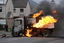 Ir a Fotogaleria &nbsp;Ola de incendios de camiones en Belfast