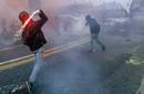Ir a Fotogaleria &nbsp;Duros enfrentamientos entre la polic&iacute;a italiana y manifestantes contra Berlusconi