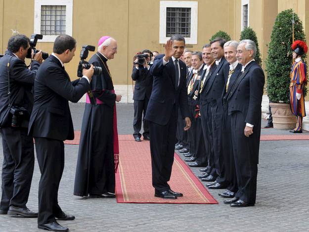 Ir a Fotogaleria &nbsp;Encuentro de Barack Obama y el Papa Benedicto XVI