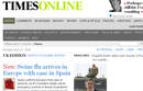 Ir a Fotogaleria &nbsp;El positivo por gripe porcina acapara las portadas internacionales