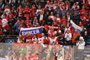 Ir a Fotogaleria &nbsp;Marea roja en el Canad&aacute;-Rusia de hockey