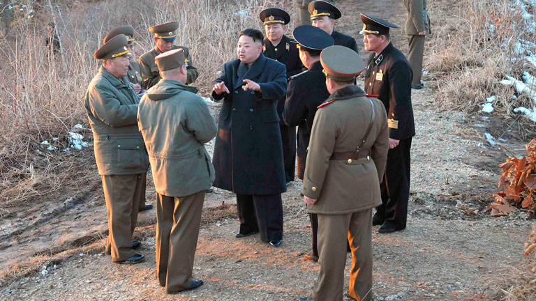 La artillería norcoreana preparada para atacar las bases americanas