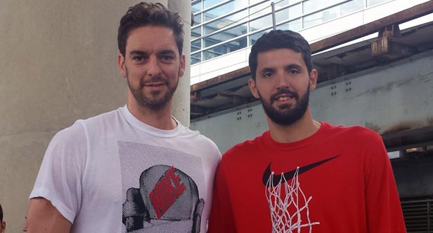 Pau Gasol y Nikola Mirotic