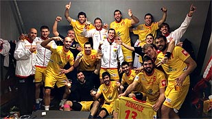 Los 'Hispanos' brindaron por el bronce del Europeo