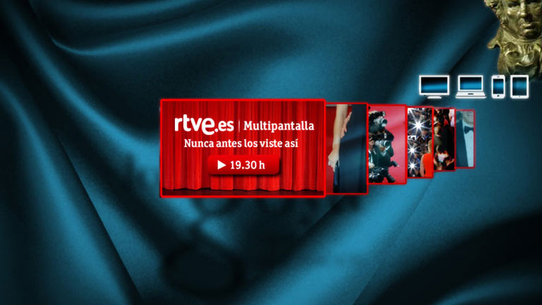  RTVE.es retransmite los Premios Goya por primera vez en la historia con multipantalla